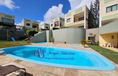 Casa duplex, nascente e com vista mar em porto das dunas - lazer completo.
