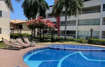 Apartamento com 3 dormitórios e 2 vagas de garagem em porto das dunas.