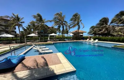 Apartamento nascente e com linda vista mar no mandara lanai - porto das dunas
