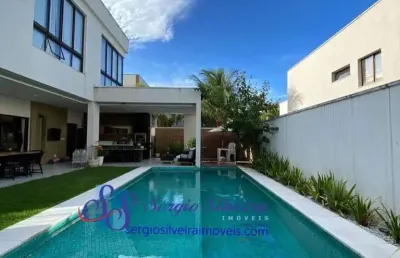 Belíssima casa de alto padrão com 4 suítes no alphaville fortaleza