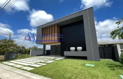 Belíssima casa dúplex com 4 suítes no alphaville ceará!