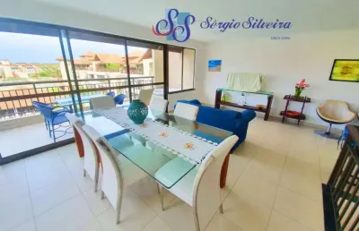 Cobertura duplex mobiliada no porto das dunas com 3 suítes