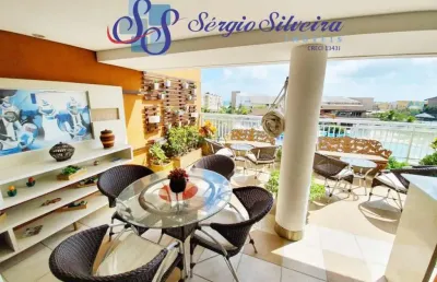 Cobertura duplex mobiliada e nascente  no vila do porto no porto das dunas com 4 quartos