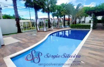 Casa em condomínio fechado marbella, com 3 suítes, energia solar, moveis projetados. eusébio
