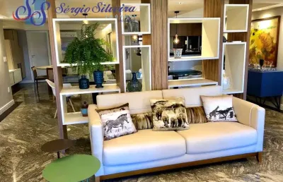 Apartamento mobiliado no porto das dunas com 5 suítes