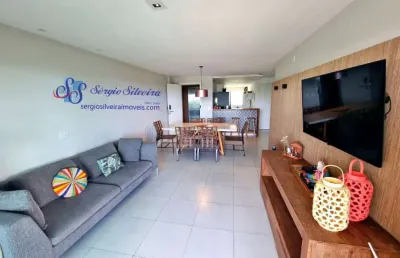 Apartamento mobiliado e nascente total no golf ville porto das dunas.