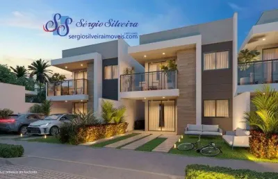 Pré- lançamento villa solis! belíssima casa com 4 suítes no eusébio.
