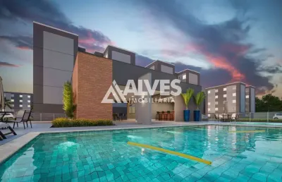 Apartamento com 2 quartos em condomínio no bairro papagaio