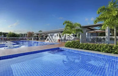 Apartamento com 2 quartos em condomínio club no bairro sim