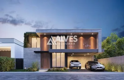Casa de alto padrão com 4 suítes - piscina e área gourmet completa