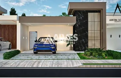 Casa com 3 quartos sendo 1 suíte e área gourmet em condomínio