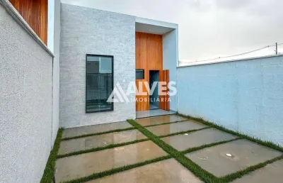 Casa com 3 quartos sendo 1 suíte pronta para morar (escritura grátis)