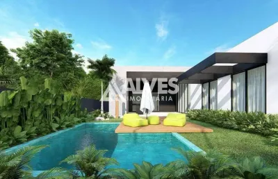 Casa de alto padrão com 4 qaurtos semdo 3 suítes piscina e gourmet