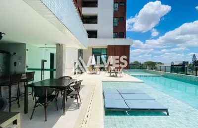 Maisan beau rivage apartamento mobiliado com 3 suítes e varanda gourmet