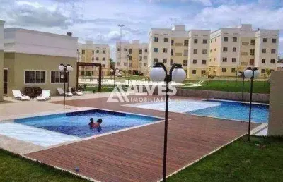 Apartamento com 2 quartos em condomínio fechado no 2º andar