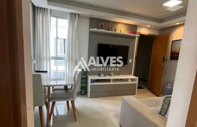 Apartamento mobiliado com 2 quartos condomínio flora