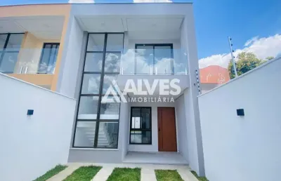 Casa com 3 suítes closet varanda e área gourmet no bairro cidade nova
