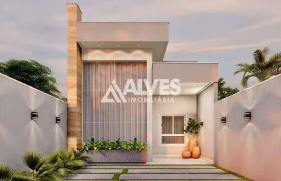 Casa com 2 quartos sendo 1 suíte no bairro papagaio