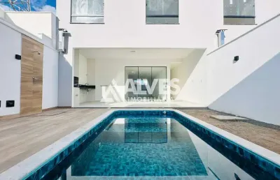 Casa com 3 suítes piscina e área gourmet completa no bairro sim