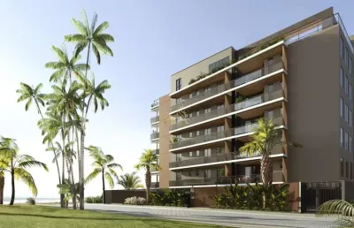 Empreendimento pé na areia em itapoá, sc | vista para o mar