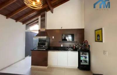Espaçosa casa com 3 quartos e área gourmet no jardim paulista ii com 164m², itu/sp