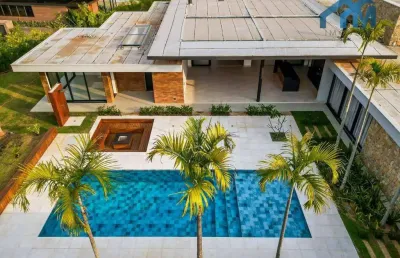 Residência excepcional no terras de são josé: arquitetura contemporânea com vista panorâmica inalterável