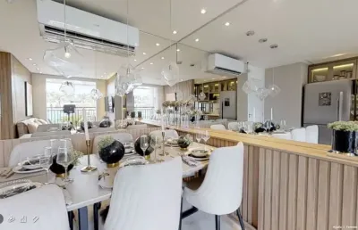 Apartamento em santo andré tem 53 metros quadrados com 2 quartos na planta.
