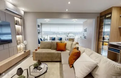 Lindo apartamento gardem de 140m²  total com 2 dormitórios no belém