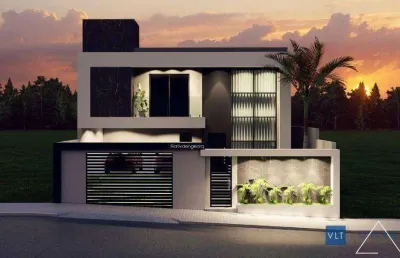 Casa com 3 dormitórios à venda, 296 m² por r$ 1.600.000,00 - santa rita i - pouso alegre/mg