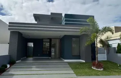 Casa de condomínio à venda em barra dos coqueiros, zona de expansão (olhos dagua), com 3 quartos, 136m²