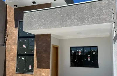 Casa c/ 3 quartos (1 suíte), sala c/ pé direito alto, 85 m² construção, sarandi