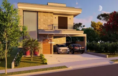 Casa de alto padrão em condomínio fechado em jundiaí-sp, 3 quartos, 3 suítes, 2 salas, 4 banheiros, 4 vagas de garagem, 200m².