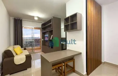 Apartamento com 1 quarto para alugar, 37 m²  - nova aliança - ribeirão preto/sp
