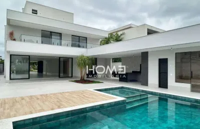 Casa com 5 dormitórios à venda, 520 m² por r$ 8.400.000,00 - alphaville - rio de janeiro/rj