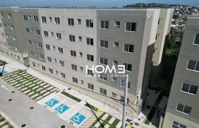 Apartamento à venda, 42 m² por r$ 196.000,00 - amendoeira - são gonçalo/rj