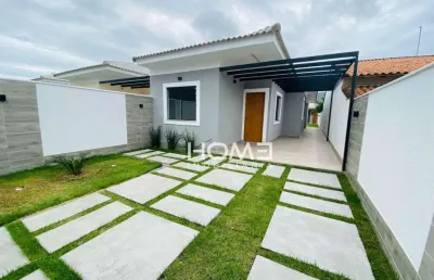 Casa com 3 dormitórios à venda, 99 m² por r$ 625.000,00 - barroco (itaipuaçu) - maricá/rj