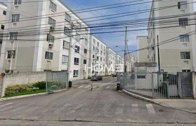 Apartamento com 2 dormitórios à venda, 43 m² por r$ 76.000,00 - santa cruz - rio de janeiro/rj