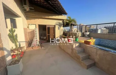 Cobertura com 3 dormitórios à venda, 210 m² por r$ 2.100.000,00 - barra da tijuca - rio de janeiro/rj