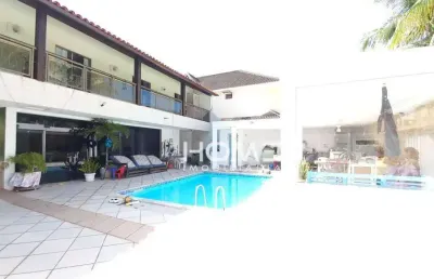 Casa com 4 dormitórios à venda, 600 m² por r$ 3.875.000,00 - barra da tijuca - rio de janeiro/rj