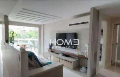 Cobertura com 3 dormitórios à venda, 132 m² por r$ 1.250.000,00 - recreio dos bandeirantes - rio de janeiro/rj