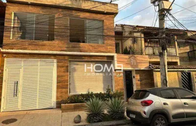 Sobrado com 4 dormitórios à venda, 260 m² por r$ 997.500,00 - gardênia azul - rio de janeiro/rj