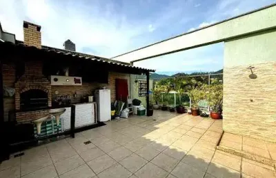 Cobertura com 2 dormitórios à venda, 137 m² por r$ 683.000,00 - freguesia de jacarepaguá - rio de janeiro/rj