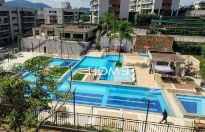 Cobertura com 3 dormitórios à venda, 130 m² por r$ 950.000,00 - campo grande - rio de janeiro/rj