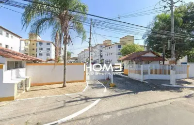 Apartamento com 2 dormitórios à venda, 45 m² por r$ 71.000,00 - santíssimo - rio de janeiro/rj