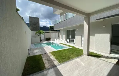 Casa com 4 suítes à venda, 220 m² por r$ 1.590.000 - vargem pequena - rio de janeiro/rj