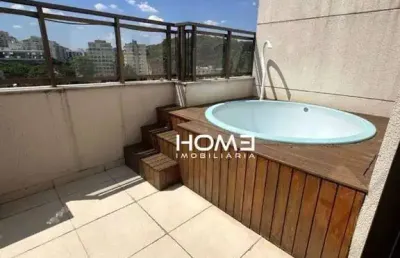 Cobertura com 3 dormitórios à venda, 119 m² por r$ 570.000,00 - pechincha - rio de janeiro/rj