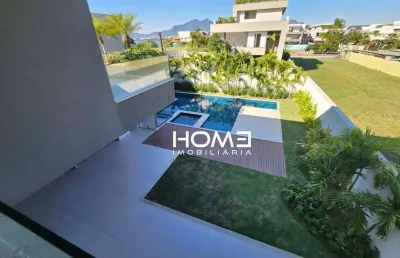 Casa com 5 dormitórios à venda, 850 m² por r$ 10.000.000,00 - barra da tijuca - rio de janeiro/rj
