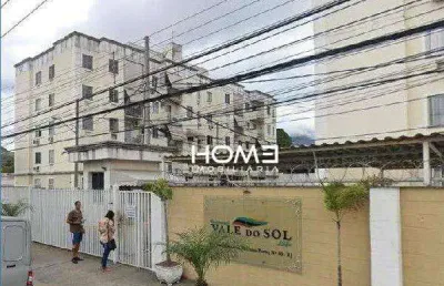 Apartamento com 2 dormitórios à venda, 42 m² por r$ 124.000,00 - campo grande - rio de janeiro/rj