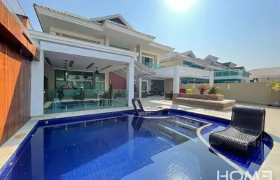 Casa com 5 dormitórios à venda, 600 m² por r$ 4.500.000,00 - recreio dos bandeirantes - rio de janeiro/rj