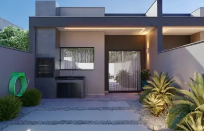 Lindo geminado em construção no itinga em araquari/sc